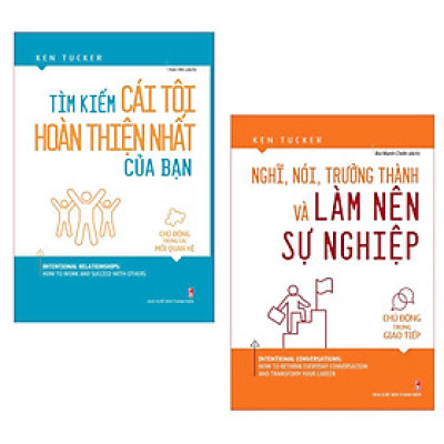 Combo Sách Kỹ Năng Hoàn Thiện Bản Thân: Tìm Kiếm Cái Tôi Hoàn Thiện Nhất Của Bạn - Chủ Động Trong Các Mối Quan Hệ + Nghĩ, Nói, Trưởng Thành Và Làm Nên Sự Nghiệp - Chủ Động Trong Giao Tiếp