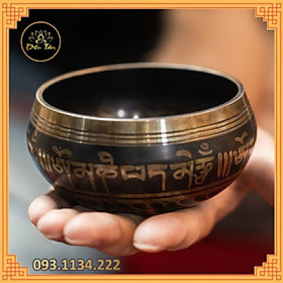 Chuông xoay Ấn Độ thiền đường kính 10.5cm