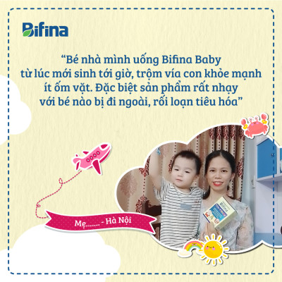 Bifina Baby Nhật Bản - Hộp 30 gói - Hỗ trợ bổ sung lợi khuẩn, tăng đề kháng cho trẻ sinh non, sinh mổ, dùng sữa công thức