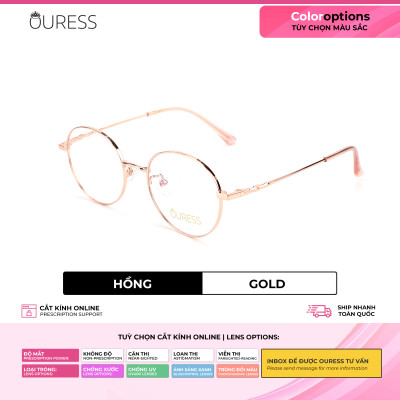 Gọng kính cận 9055 chất liệu titan thời trang mắt kính OURESS nam nữ siêu nhẹ siêu bền