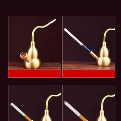 Bình Hồ Lô Lọc Thuốc L,á Bằng Đồng Cao Cấp. Sử Dụng Đa Năng Tiện Lợi, Tháo Lắp Vệ Sinh Dễ Dàng