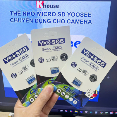 Thẻ Nhớ Micro Sd Yoosee 32GB- 64GB -128GB Class 10 90M/s - Hàng Chính Hãng