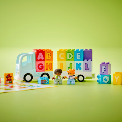 Đồ Chơi Lắp Ráp Đoàn Tàu Học Chữ - Alphabet Truck - Lego Duplo 10421 (36 Mảnh Ghép)