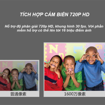 ROGTZ - Webcam học Online cho máy tính AEBell BL-U22W Độ phân giải HD 720P Micro thu âm đa hướng Quay 360 độ Trục xoay linh hoạt Chỉnh sáng thông minh Cáp dài 1,5m USB 2.0  Tương thích nhiều HĐH Dễ cài đặt Dễ sử dụng - Hàng Chính Hãng