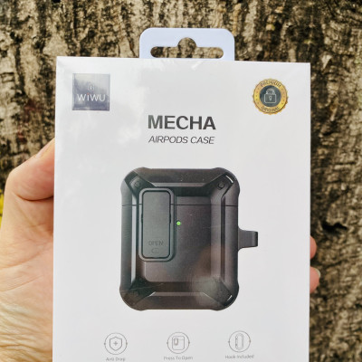 Bao Chống Sốc Wiwu Mecha Case (APC012) Dành Cho Tai Nghe Có Khóa Nắp Chắc Chắn, Tránh Va Đập - Hàng Chính Hãng