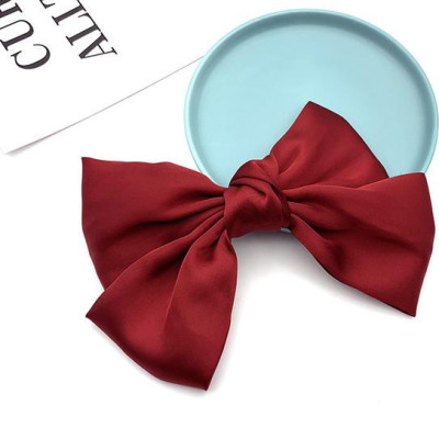 Kẹp tóc phía sau nơ tiểu thu vải vong bóng hot trend- giá bán một cái