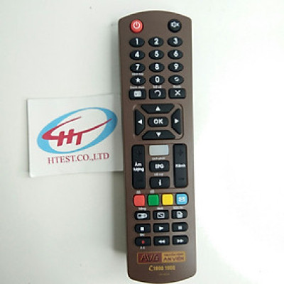 điều khiển đầu thu truyền hình số AVG ,An Viên , mobiTV ,power màu đỏ hàng chính hãng