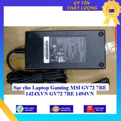 Sạc cho Laptop Gaming MSI GV72 7RE 1424XVN GV72 7RE 1494VN - Hàng Nhập Khẩu New Seal
