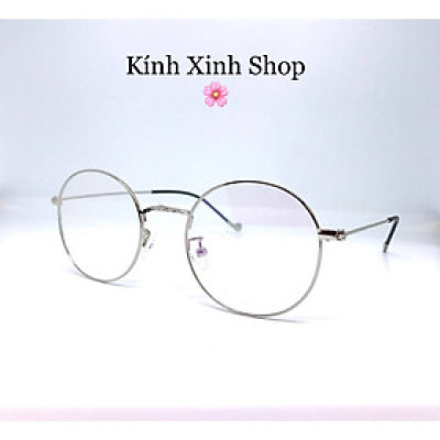 Kính Mắt tròn nhỏ gọng kim loại tăm mảnh Hàn Quốc (Nhiều Màu)