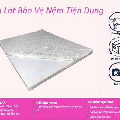  Tấm Lót Bảo Vệ Nệm Tiện Dụng Đủ Size