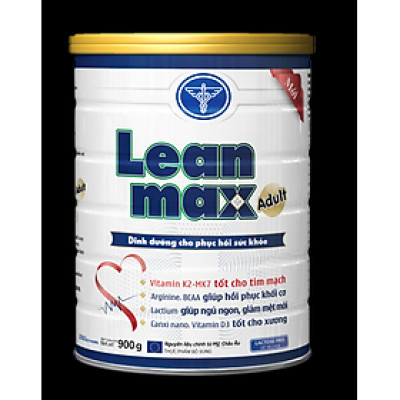 Sữa LeanMax Adult dinh dưỡng hồi phục cho người bệnh, người cao tuổi