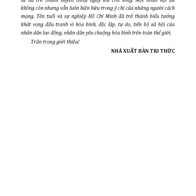 Hồ Chí Minh Gương Sáng Cho Muôn Đời - Sáng Ngời Ý Chí Việt Nam 