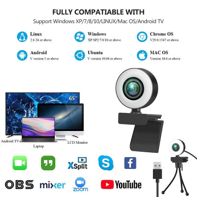 Webcam NetCAM PC 910 độ phân giải 1080P - Hàng chính hãng