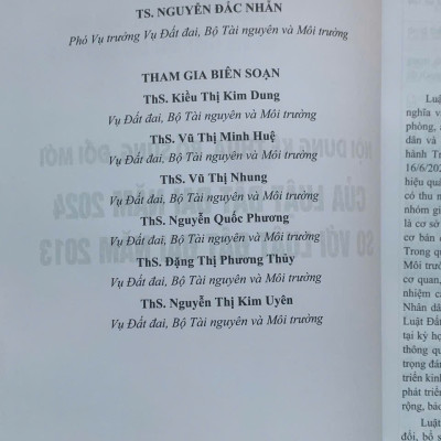 Nội dung kế thừa, bổ sung, đổi mới của Luật Đất đai năm 2024 so với Luật Đất đai năm 2013