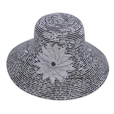 Nón rộng vành đi du lịch biển mũ vành rộng nữ đi biển, chất liệu vải cao cấp thoáng mát, may kiểu xoắn ốc thời trang