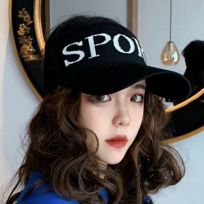 Mũ thể thao sport nửa đầu - Mũ lưỡi trai nửa đầu phong cách thời trang Aloha style-Nón Kết nửa đầu Nữ  Spor - Đen