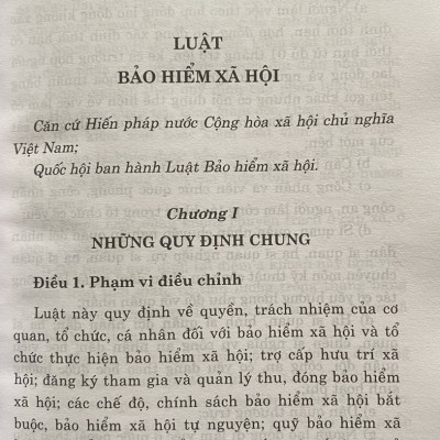 Luật Bảo Hiểm Xã Hội Năm 2024