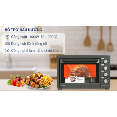 Lò nướng Toshiba 40 lít TL-MC40EZF(GR) - Hàng chính hãng