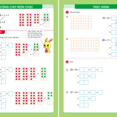 Sách - Rèn Kĩ Năng Tính Nhanh Tính Nhẩm 1, Cộng Trừ Trong Phạm Vi 10, 20, 100