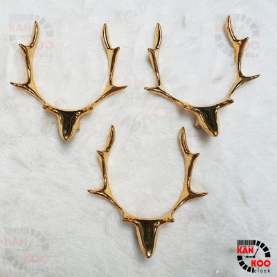 Đầu hươu trang trí, gắn đồng hồ treo tường, móc treo đồ, treo chìa khóa...