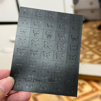 Miếng Dán Dặm Ombre Sticker Fen Đầu Móng Làm Nail, Mẫu Đẹp Sắc Nét, Siêu Tiện Lợi, Dặm Đầu Móng Nhanh Chóng, Giấy Decal Tự Dính, Dễ Sử Dụng Nữ