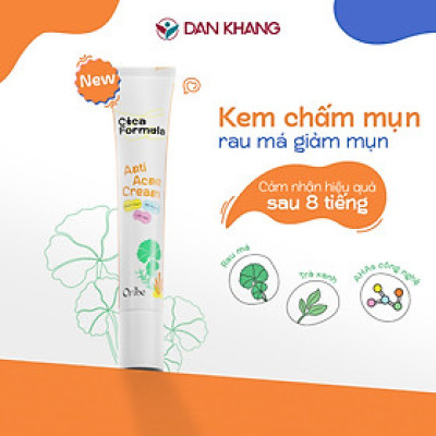 Kem chấm mụn rau má Oribe giảm mụn mờ thâm ngăn ngừa sẹo mụn 20g