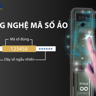 Khoá cửa thông minh Kitos Infinity 3D Face