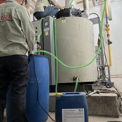 Hóa chất tẩy rửa cáu cặn lò hơi