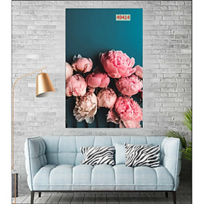 Tranh treo tường đẹp phòng khách hoa hiện đại/Tranh GP gỗ MDF nhập khẩu Hàn Quốc 49414