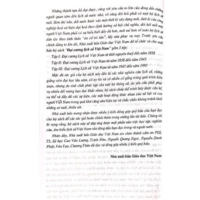 Sách - Đại Cương Lịch Sử Việt Nam Tập 1 - NXB Giáo Dục - HV