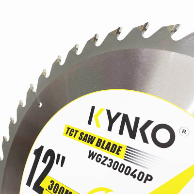 LƯỠI CƯA GỖ TCT 40 RĂNG đường kính phi Ø 300mm KYNKO WGZ300040P