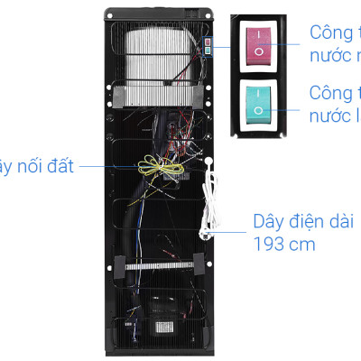 Cây nước nóng lạnh Toshiba RWF-W1917TV(K) - Hàng chính hãng