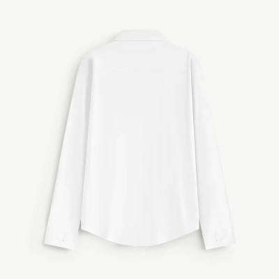 Áo sơ mi trắng nam vải bamboo dày dặn Form Fitted - RT 10F24SHL095 | ROUTINE CÀ MAU