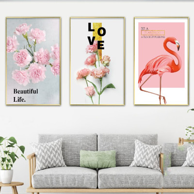 Tranh treo tường, tranh trang trí PP_ NT624 bộ 3 tấm ghép