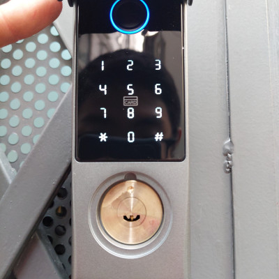 Khóa cửa thông minh chống nước G04.2M - 2 mặt vân tay ( Hàng nhập khẩu)