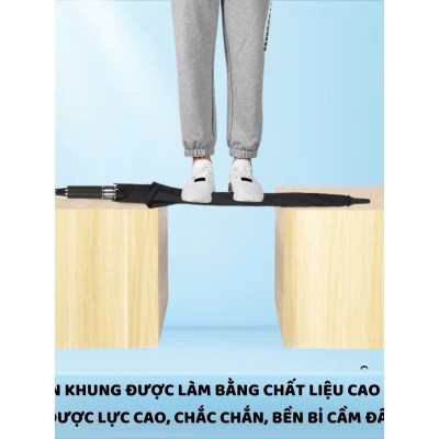 Dù Che Nắng Mưa, Ô Che Nắng Chống Tia UV Cỡ Lớn 2 Lớp Nan To, Dù Cán Dài Chống Gỉ Tự Động - HÀNG CHÍNH HÃNG MINIIN