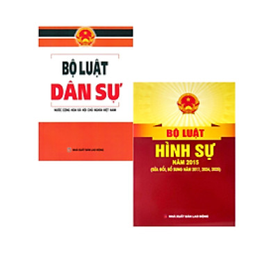 Combo Bộ Luật Dân Sự + Bộ Luật Hình Sự Năm 2015 (DH) (Bộ 2 Cuốn)