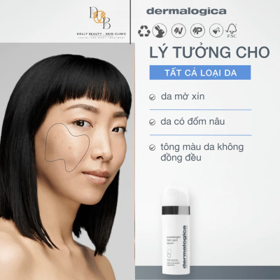 Tinh chất mờ nám sau 7 ngày sử dụng POWERBRIGHT DARK SPOT SERUM của Dermalogica - Dolly Beauty