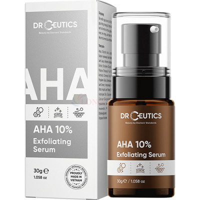 Tẩy tế bào chết DrCeutics AHA 10% Exfoliating Serum (30g) - Hàng chính hãng