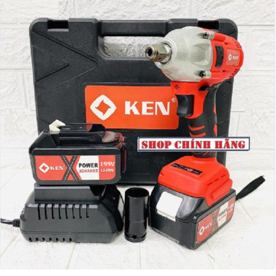 [LOẠI 1] Máy khoan pin, Máy Siết Bulong KEN199v Động cơ Không Chổi Than, pin khủng 10cell