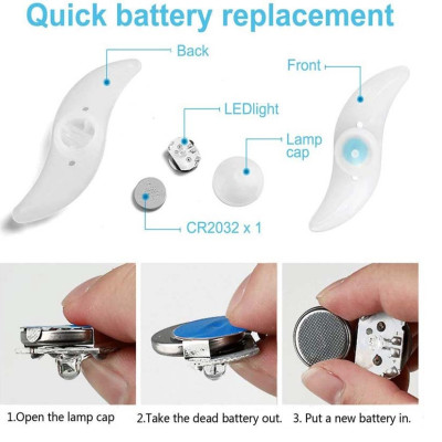 Đèn LED gắn căm xe đạp, chống thấm nước, dễ gắn vào xe - Hàng chính hãng