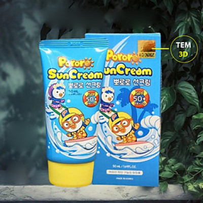 Kem chống nắng trẻ em Pororo Sun Cream SPF50+ PA+++ Hàn Quốc 50ml