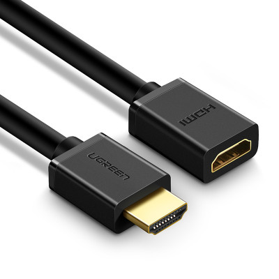 Dây nối dài HDMI 1.4 thuần đồng 19+1 Dài 0.5M UGREEN HD107 10140 - Hàng chính hãng