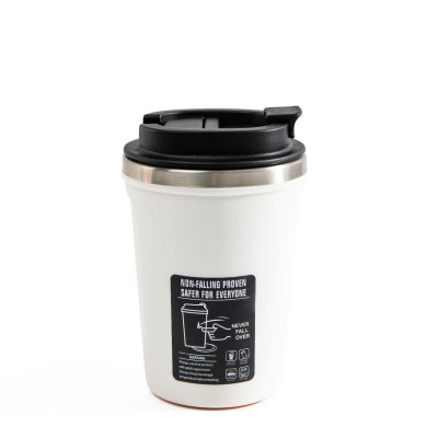 Bình Nước Giữ Nhiệt Trà Cafe Chống Đổ Thông Minh , Vỏ Nhựa , Chất Liệu Cách Nhiệt Inox 304 Cao Cấp , Kiểu Dáng Tinh Tế Năng Động YESURE ( 380ml )