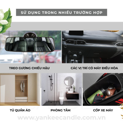 Sáp thơm xe Yankee Candle - Clean Cotton