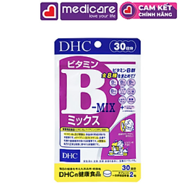 Viên Uống DHC Bổ Sung Vitamin Nhóm B Cho Cơ Thể Gói 60 viên