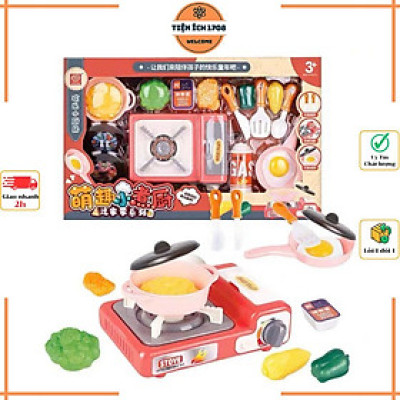 Đồ Chơi Nấu Ăn Cho Bé 16 Chi Tiết Happy Kitchen