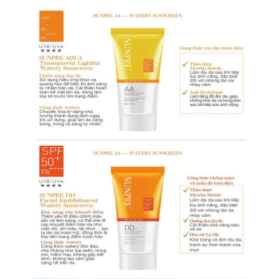 Kem Chống Nắng Không Màu Kiềm Dầu Mona Frema SUNPRE High Protection Aqua Light Facial Gel 60ml