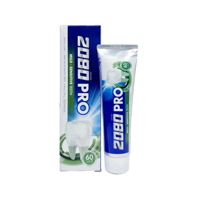 Kem đánh răng 2080 Pro Hàn Quốc cho răng nhạy cảm chống ê buốt, làm trắng răng, ngăn ngừa sâu răng giúp răng chắc khỏe