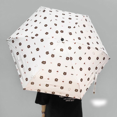 Dù đi mưa , che nắng vải dù gấp gọn ,chống thấm nước ,chống tia UV , trẻ trung , hiện đại  hình gấu dễ thương cute nhiều màu nhỏ gọn dễ dàng mang theo mọi nơi 